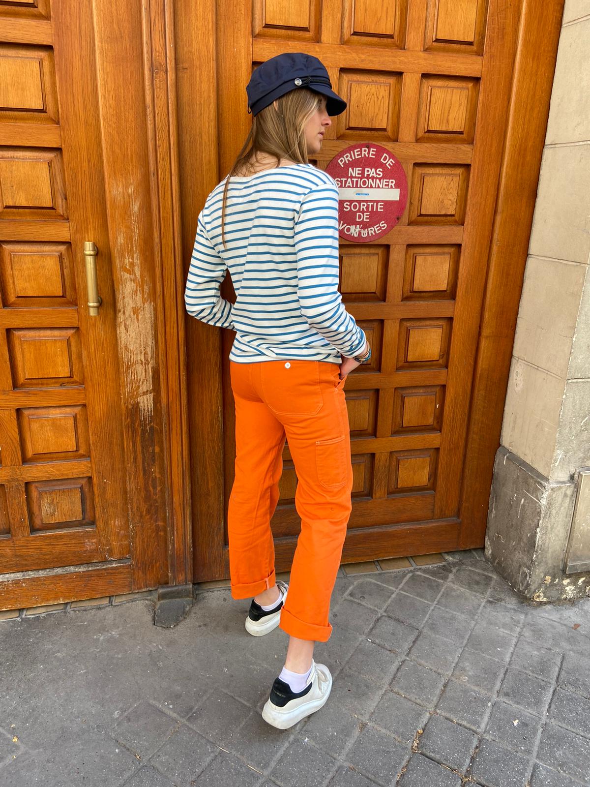 Pantalon de travail orange